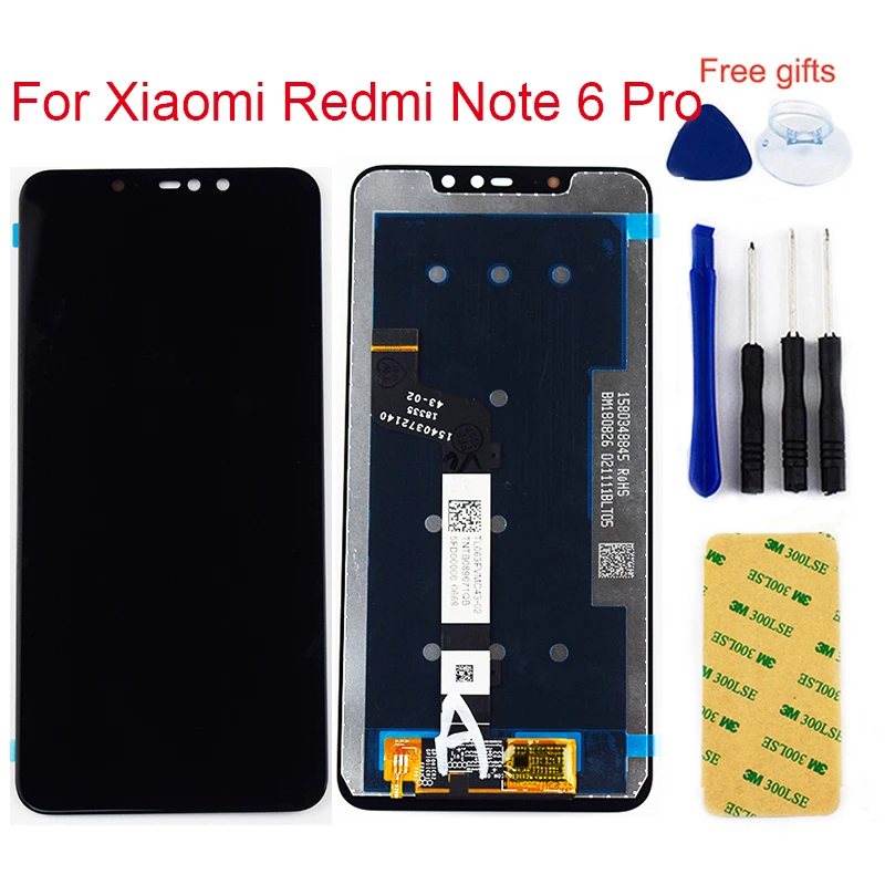 ЖК-дисплей 6 26 дюймов для Xiaomi Redmi Note Pro сенсорный экран Note6 ЖК-экран стекло в сборе