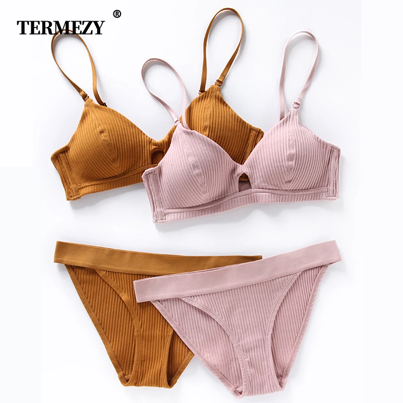 TERMEZY/комплект нижнего белья из хлопка высокого качества Модный комплект с