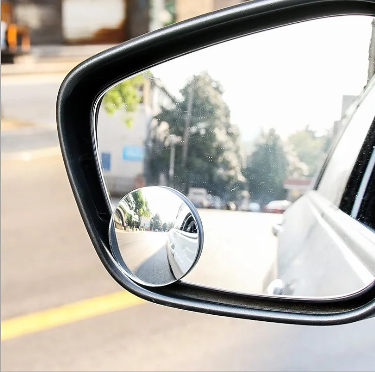 

360 Degree HD Blind Spot Mirror Adjustable Car Rearview Convex Mirror for Car Reverse Wide Angle Vehicle Parking Rimless Mirrors