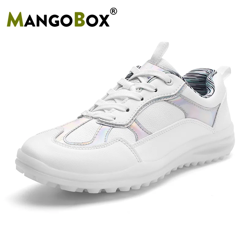 

Women Professional Sport Shoes for Golf Training Walking Sneakers Girls Spikeless Golf Shoes Waterproof Leather Golf Tour Shoes