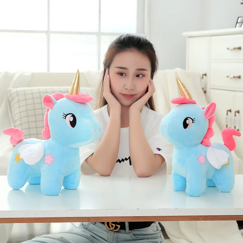 

Unicorn Doll Appease Sleeping Pillow Kids Kawaii Plush Toy Soft Room Decor Toy For Children Pupil Christmas present