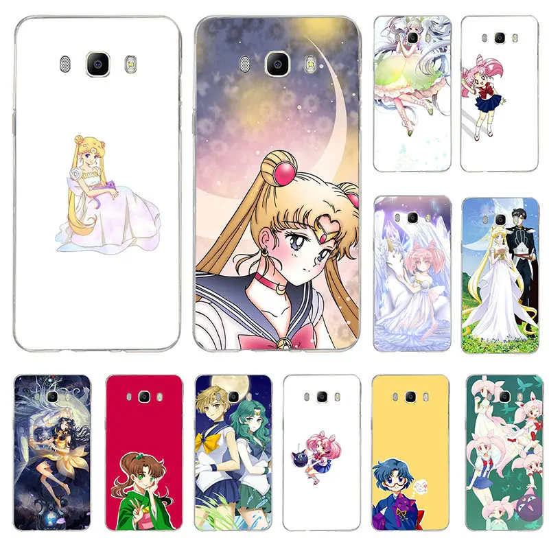 Сейлор Мун из термополиуретана с героем аниме чехол для телефона samsung Galaxy S2 S3 S4 S5