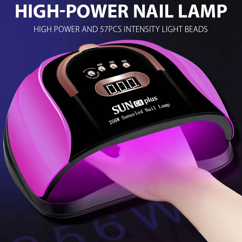 

SUN C4 Nail Dryer LED Nail Lamp for Manicure for Curing All Gel Nail Polish with Motion Sensing Manicure Pedicure Salon Tool