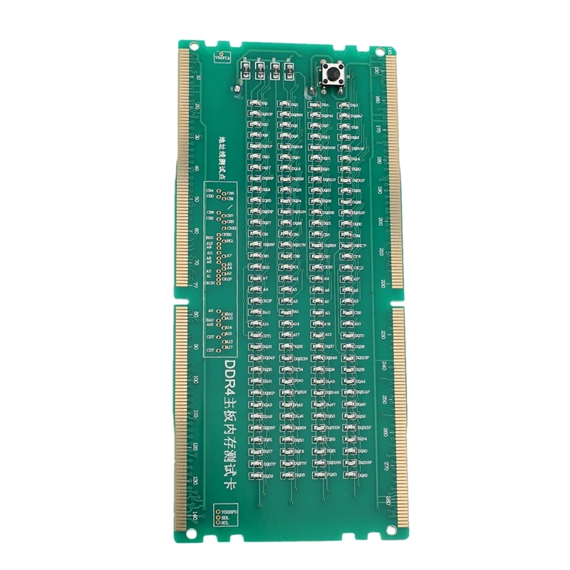 Тестовая карта памяти DDR4 со слотом RAM светодиодный анализатор для ремонта