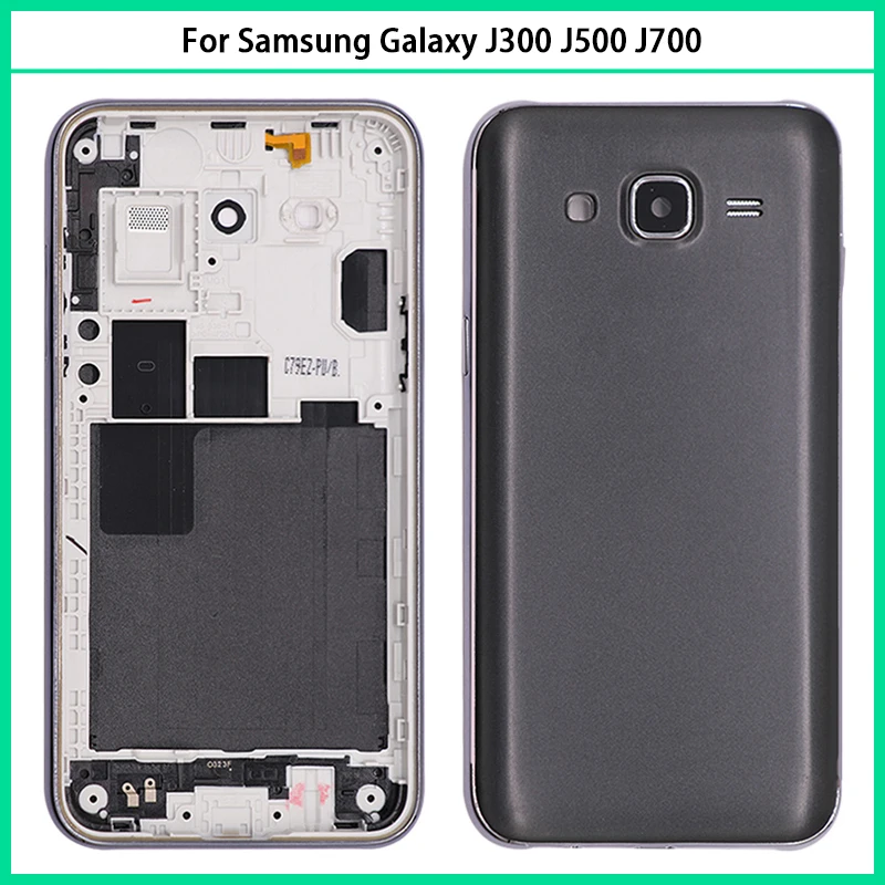 Новинка для Samsung Galaxy J3 J5 J7 2015 J300 J500 J700 пластиковая батарея задняя крышка дверь +