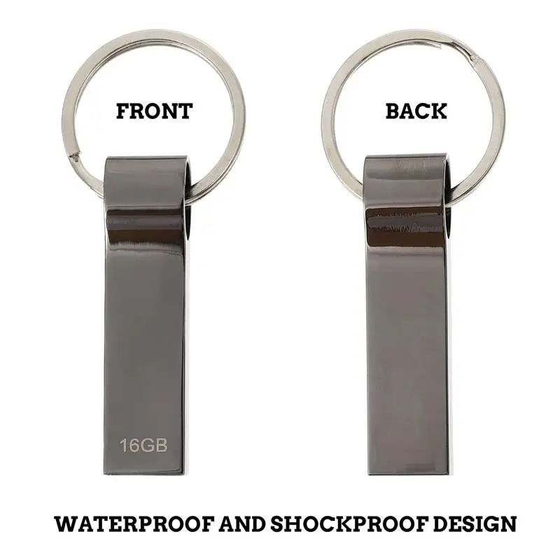 

Thumb Drive with Keychain Zinc Alloy USB 2.0 Jump Drive 16GB/32GB Computer Accessory