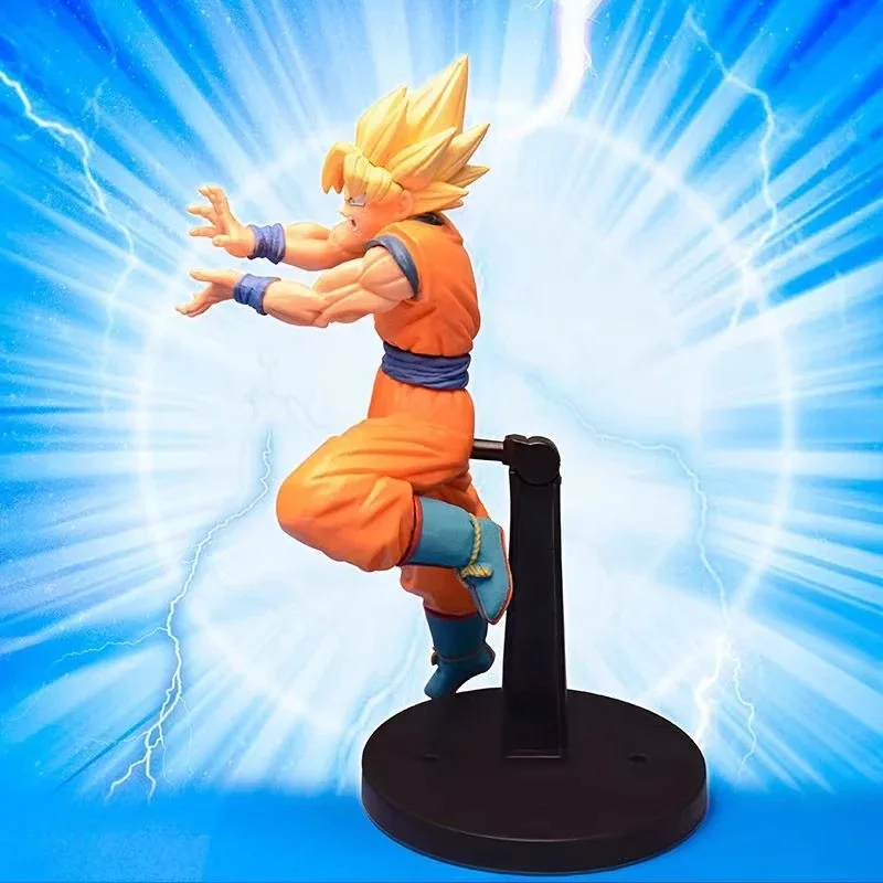 

Dragon Ball Animation Peripheral Super Stunt C Award Huang Yi Wukong Boxed Hand Office Aberdeen Decoration Model Toy Gift