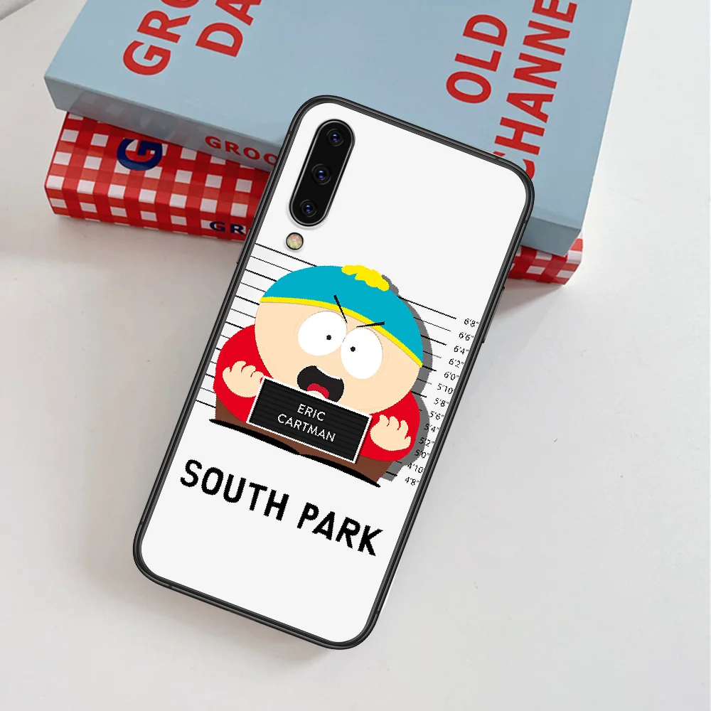 

South-Park Funny Cartoon Phone Case For Samsung Galaxy A 3 5 7 8 10 20 20E 21S 30 30S 40 50 51 70 71 black Back Luxury Bumper