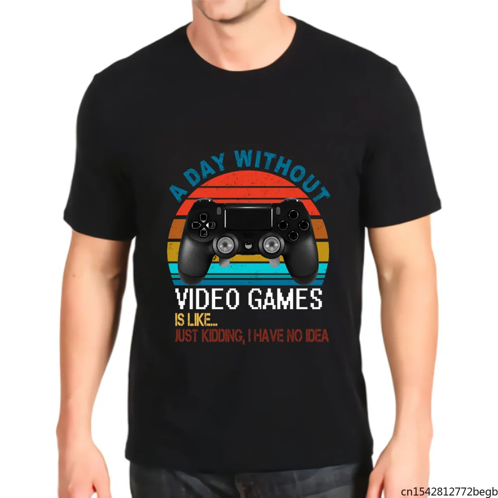 

День без видеоигр-это как шутка, я понятия не имею, Мужская футболка