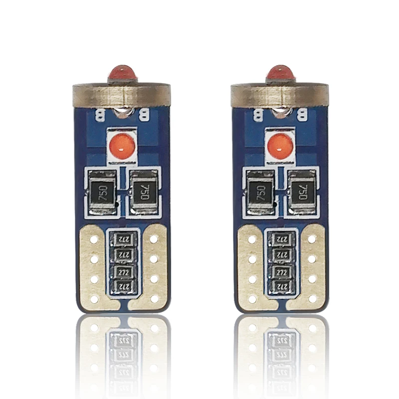 1 шт. автомобисветодиодный светодиодные лампы W5W LED T10 Canbus 10 Вт 194 3535 3SMD для