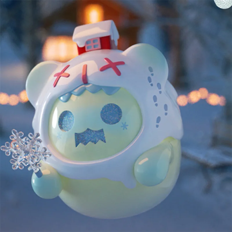 

Shinwoo natal truque ou deleite série noite cego caixa aleatória brinquedos maré jogar ornamentos de mesa caixa surpresa bonito