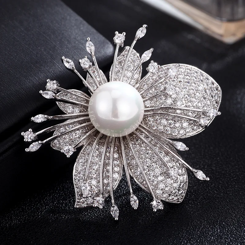 FXLRY романтическое Новое поступление Модный женский белый цвет фианиты ААА