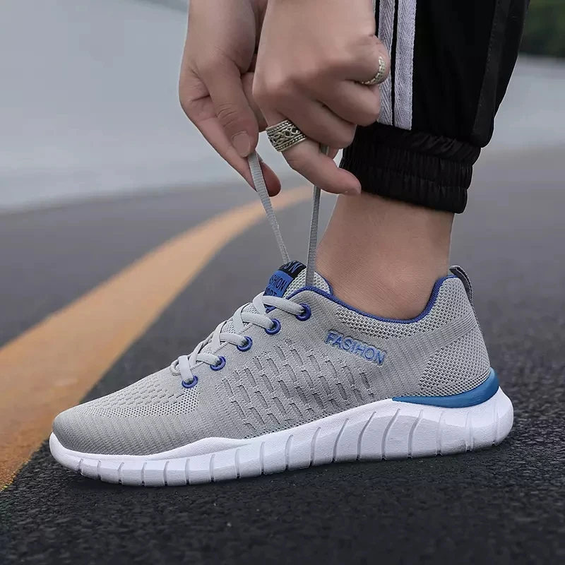 Новинка 2020 дышащие мужские кроссовки для бега в британском стиле удобные мягкие