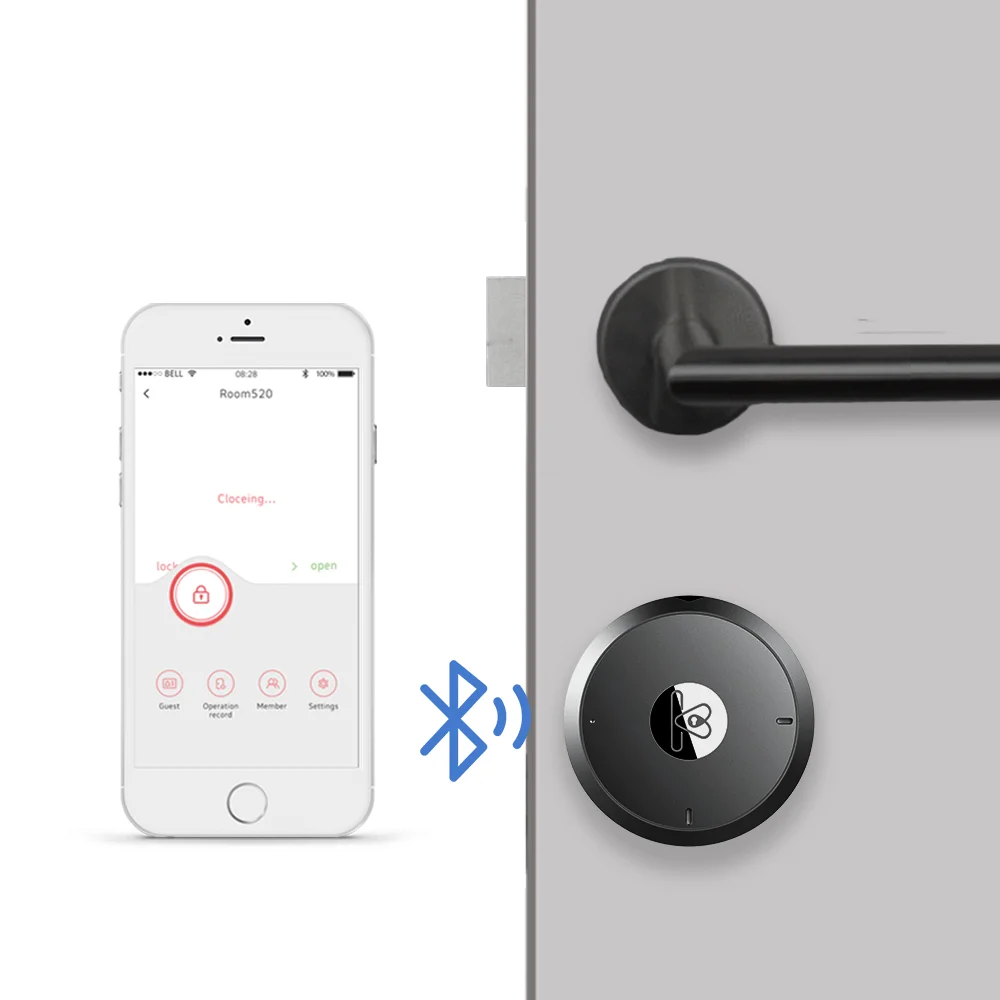 

Airbnk M500 Smart lock door Wifi/Bluetooth/key pad/Phone APP Control Lock cylinder M500 European standard lock with 70mm core