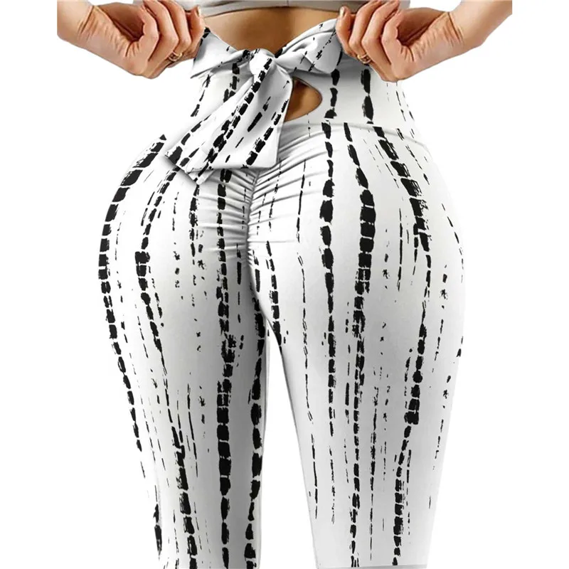 Женские легинсы эластичные облегающие камуфляжные леопардовые с цветочным