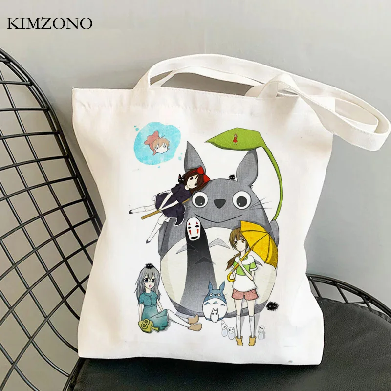 

Totoro shopping bag cotton recycle bag eco bolsas de tela bolso tote bag string boodschappentas tote sac cabas sac toile
