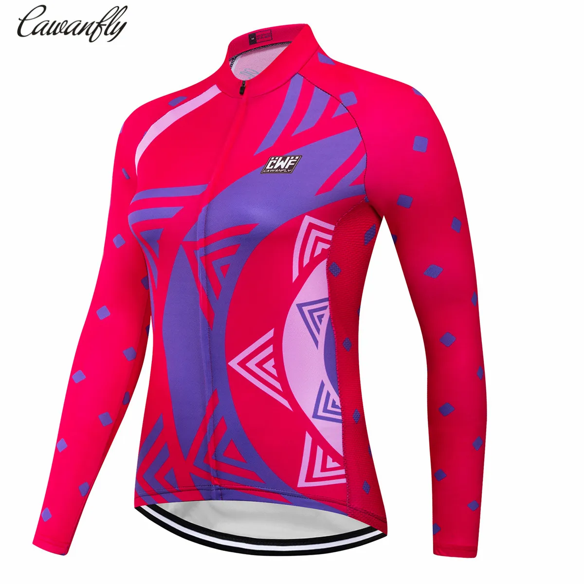 Женский комплект одежды cawanfly из 100% полиэстера для езды на велосипеде весенняя