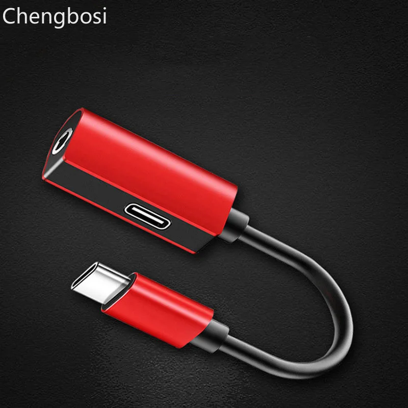 Usb адаптер 2 в 1 Тип C до 3 5 мм аудио разъем зарядное устройство для наушников кабель