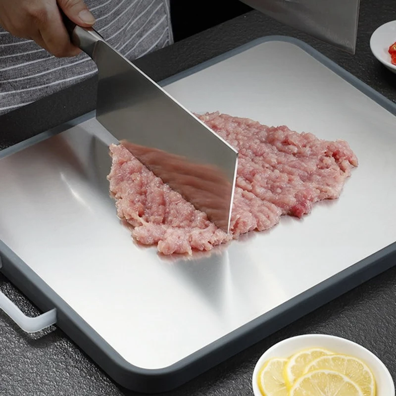 

Stainless Steel Chopping Block Anti-Mildew Cutting Boards Chopping Board Fruit Vegetable Meat Tools