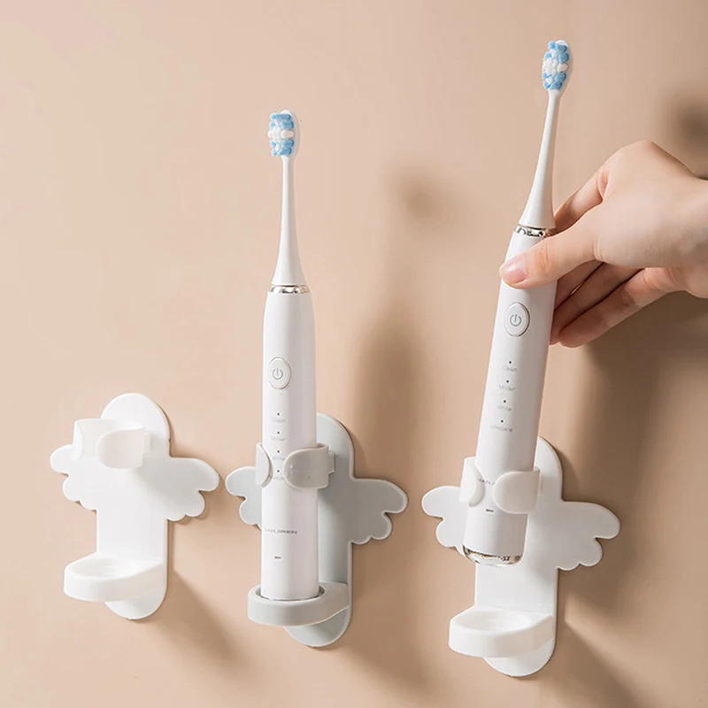 

Electric Toothbrush Holder Traceless Cute Toothbrush Stand Rack Wall-Mounted Tooth Brush Holder Toothbrush Holder Wall