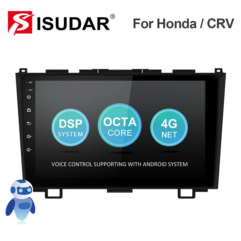 Автомобильное радио ISUDAR V57S Android для Honda/CRV/CR V 2006 2007 2008 2009 2010 2011 мультимедийный плеер GPS стерео система 4G No 2