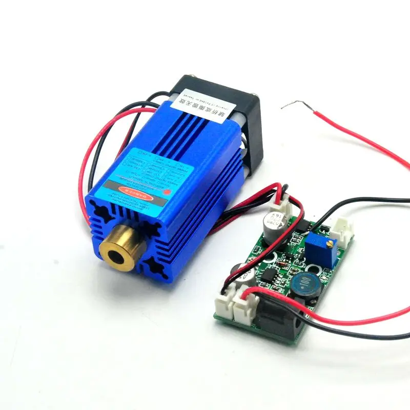 12V 405nm 150 мВт фиолетовый лазер формата Blue-Ray Dot Модуль W/ TTL &amp Вентилятор охлаждения