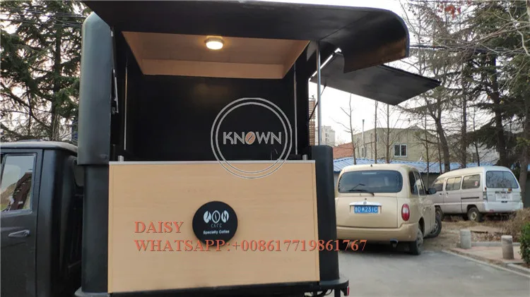 Piaggio Ape Ван Еда грузовик Кофе корзину на открытом воздухе прицеп для продажи |