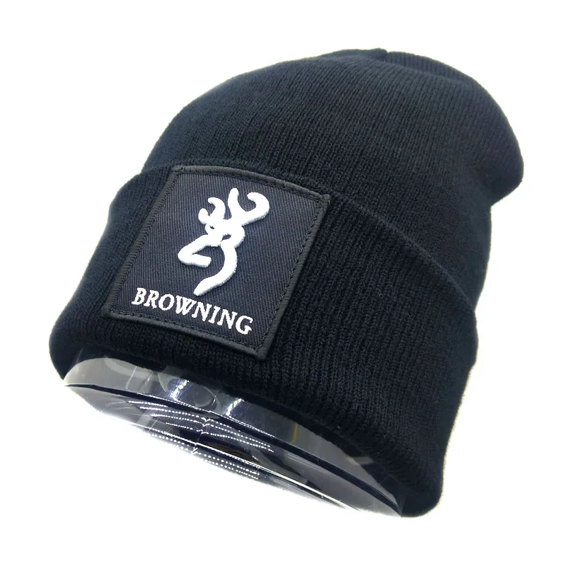 Новинка Осень-зима 2020 Высококачественная вязаная шерстяная шапка с вышивкой