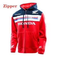 2021 new fashion men%e2%80%98s honda wing logo hoodie 3d print zip sweatshirt punk casual motorcycle jackets racing suit man red hoody