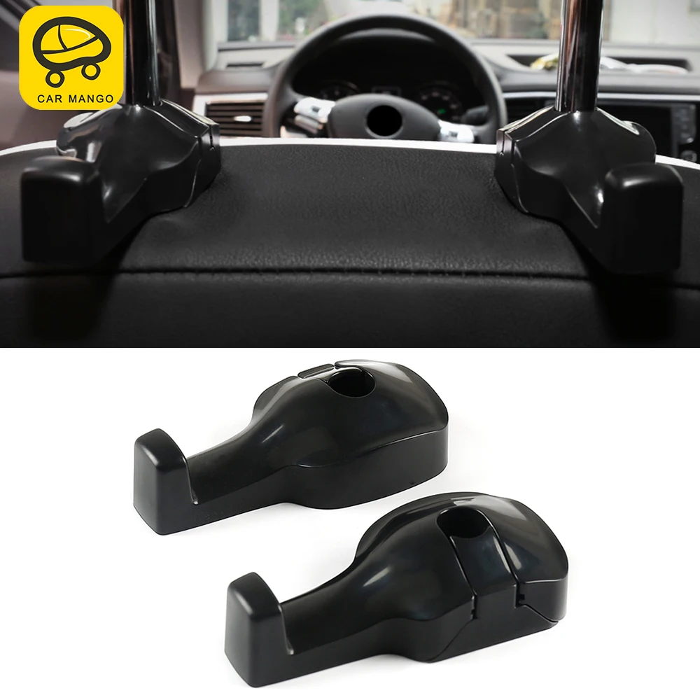 

CarMango Universal Clips Car Seat Hook Auto Headrest Hanger Bag Holder for Car Bag Purse Cloth Grocery Auto Fastener Accessries