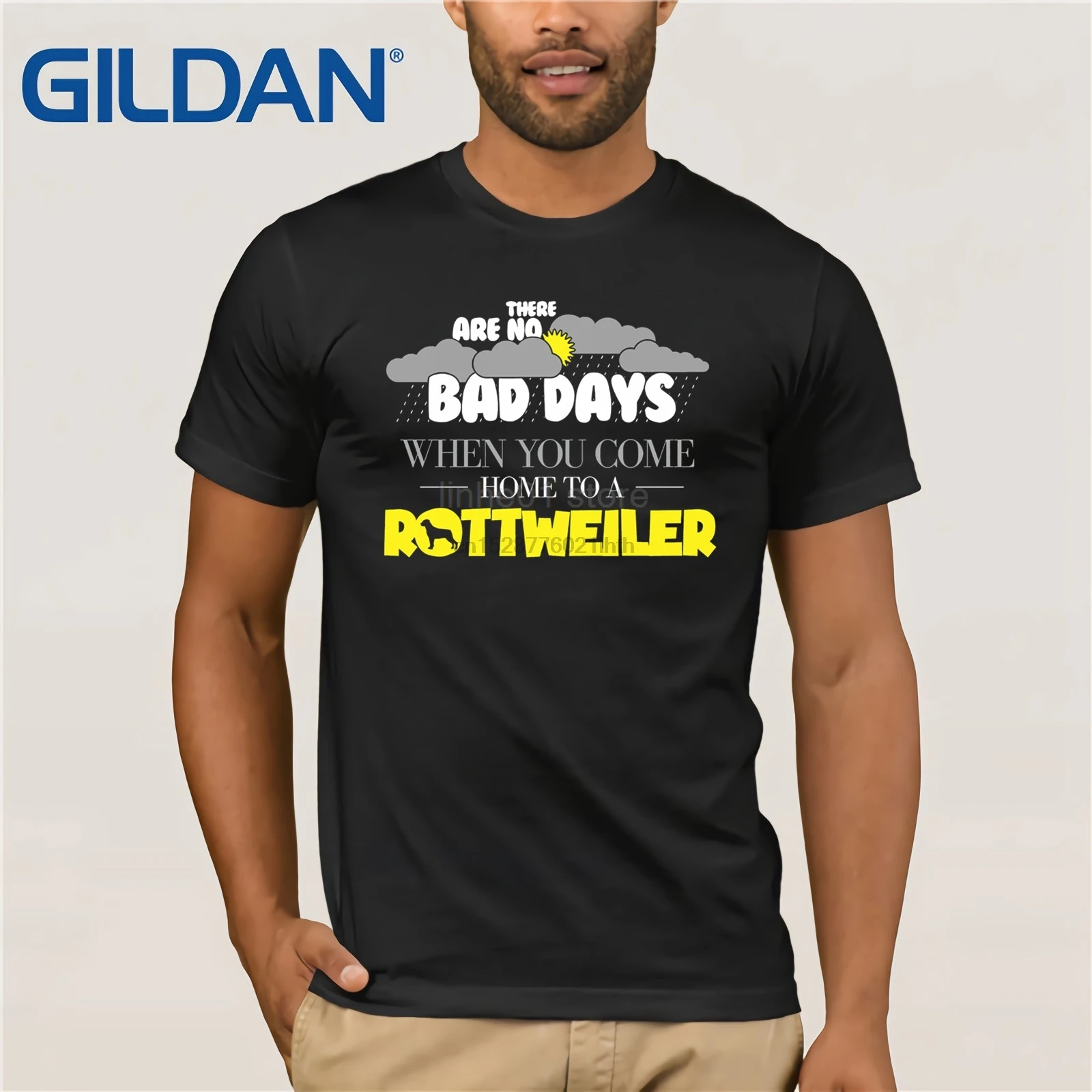 

Funny Rottweiler T Shirt There Are No Bad Days When You co summer T-shirt