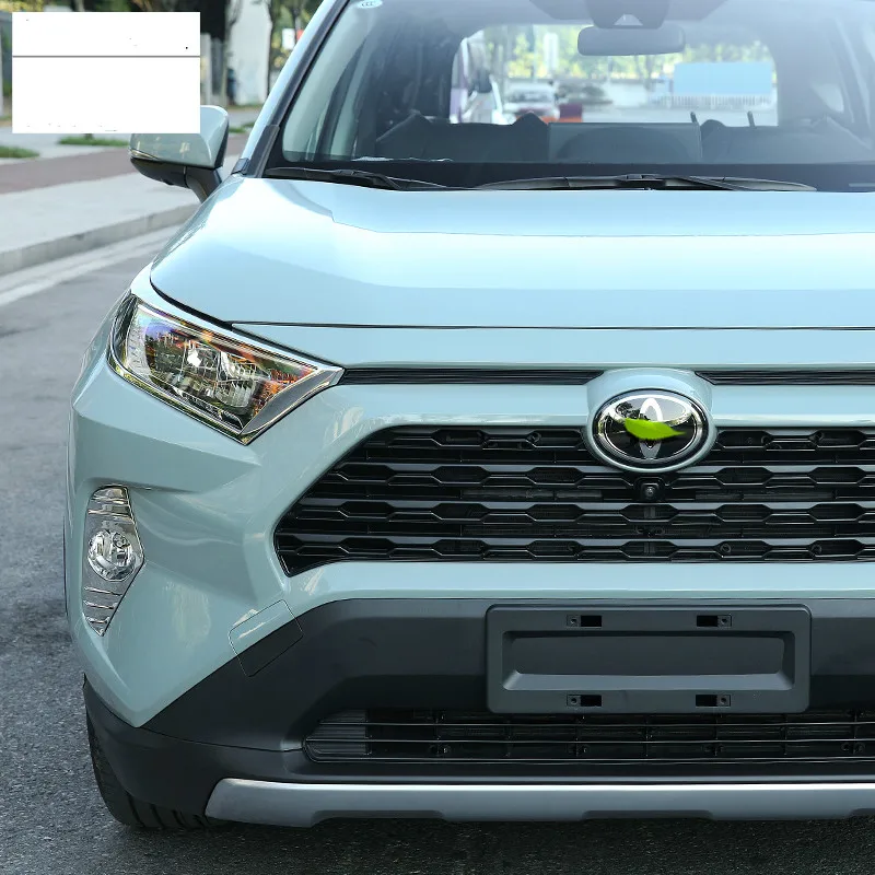 2 шт./компл. ABS Хромовая автомобильная пленка головы передние противотуманные