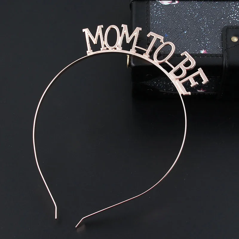 Rose Gold Silver Mom To Be Tiara Crown Headband for Baby Shower Boy Girl Gender Reveal Party Pregnancy Announcement Decorations|Украшения