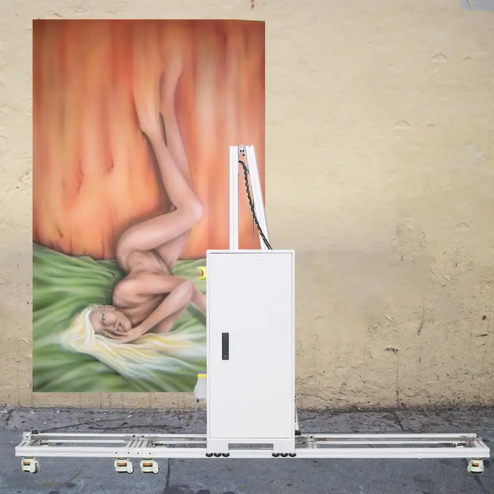 Быстрая Доставка 3D Вертикальная настенная живопись машина настенный принтер