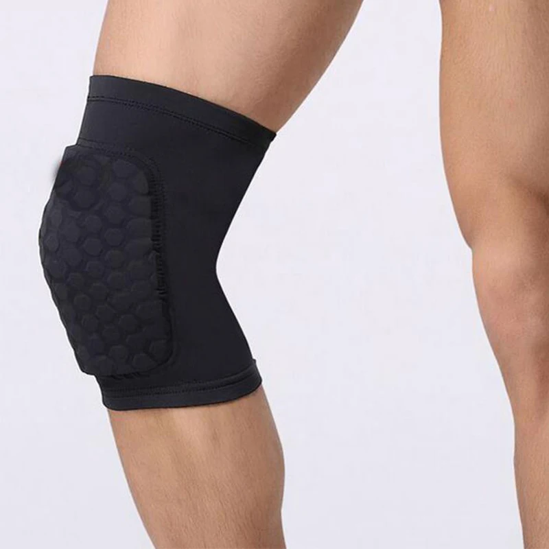 

Professional Breathable Sports Men Honeycomb Knee Support Brace Pad Protector Basketball Leg Sleeve Kneepad LDF668