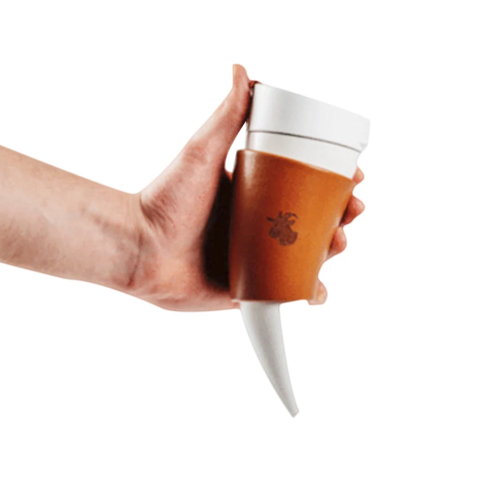 230 мл вакуумные фляжки из нержавеющей стали Термокружка с козьим рожком кофе чая