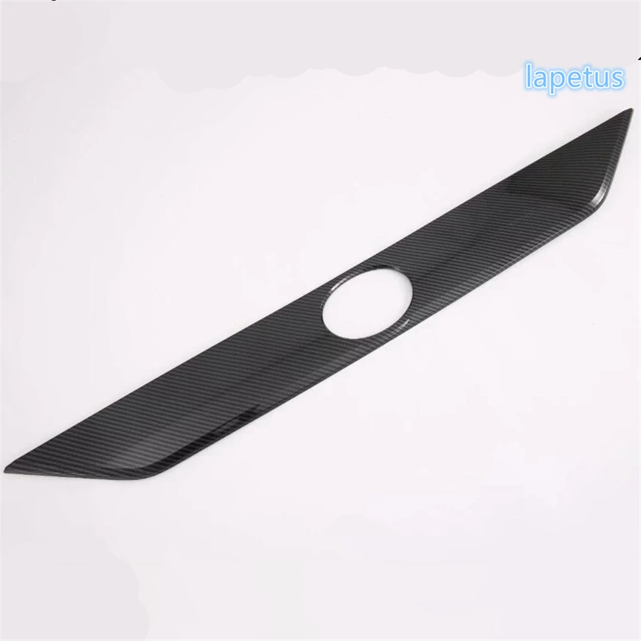 

Lapetus Rear Trunk Upper Door Garnish Decoration Panel Cover Trim For TOYOTA RAV4 RAV 4 XA50 2019 2020 2021 Chrome Carbon Fiber