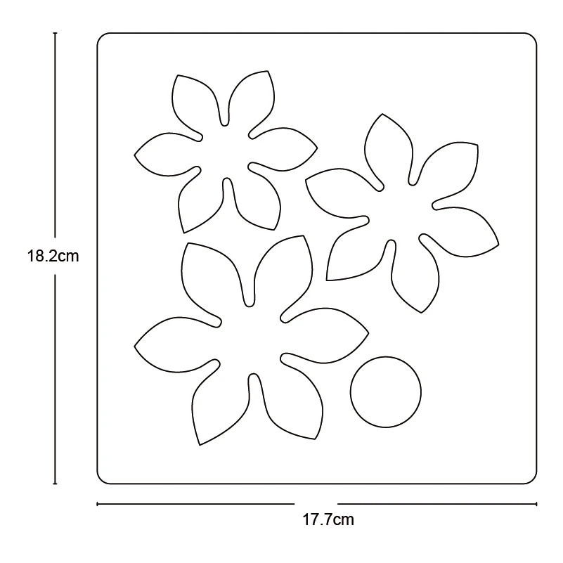 

Floral handmade Wooden die Scrapbooking 2020 New Cutting Dies fit common machine with cover pad