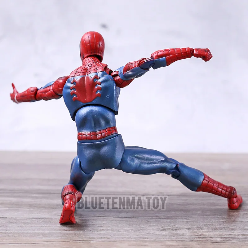 Marvel Мстители Mafex 075 человек паук удивительный MAF075 экшн фигурка Коллекционная