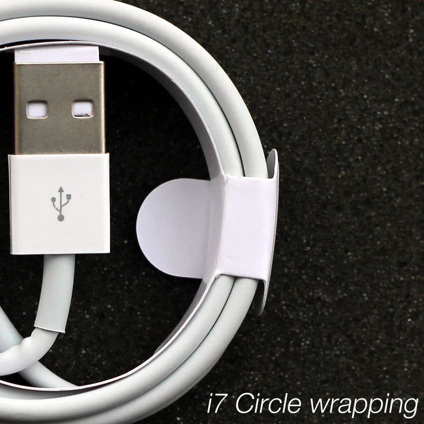 10 шт./лот od3.0 мм 1 м usb кабель для зарядки упрощенный E75 чип USB кабель синхронизации данных для iPhone