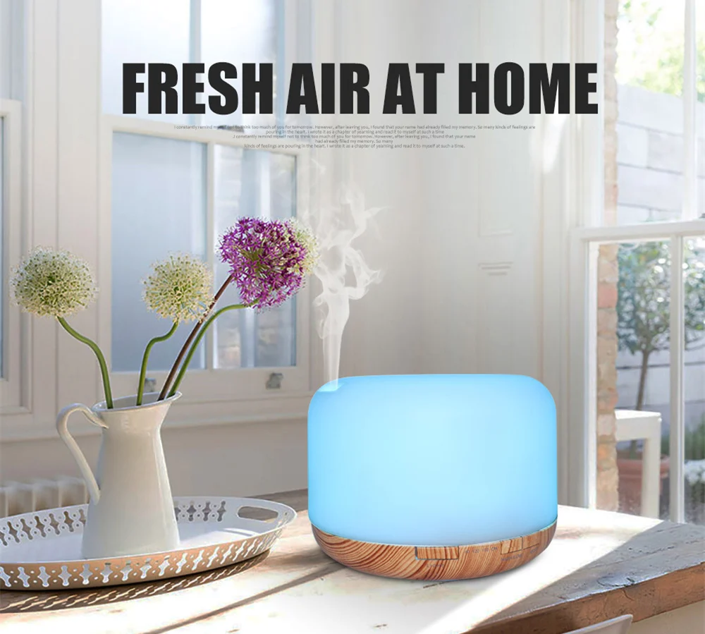 Ультразвуковой увлажнитель воздуха Ароматический диффузор эфирных масел 7