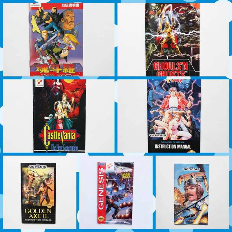 Руководство по эксплуатации SEGA для 16-битных системных консолей Sega Mega Drive Genesis |