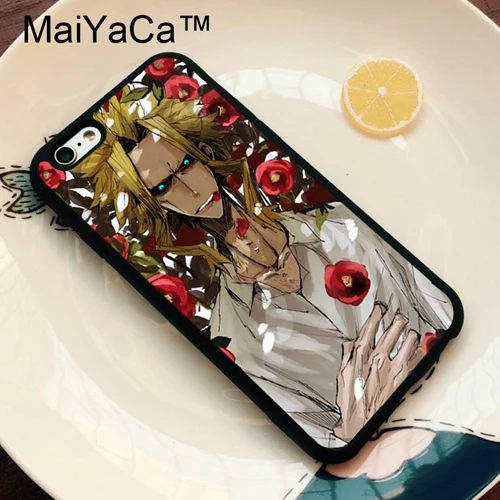 4501 Чехол MaiYaCa Boku no Hero Academy All Might из ТПУ для iPhone 11 Pro MAX X XR XS MAX 6 6s 7 8 Plus 5S задняя крышка - Цвет: 4501