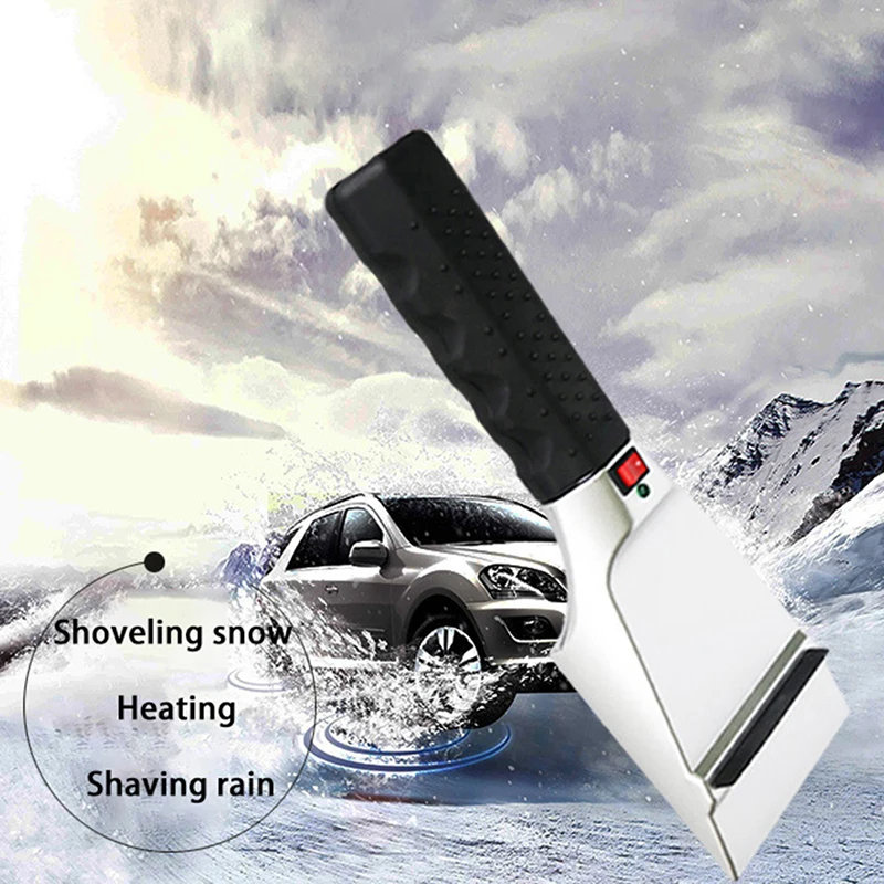 

Electric Car Ice Scraper Windshield Ice Breaker Quick Clean Glass Snow Remover