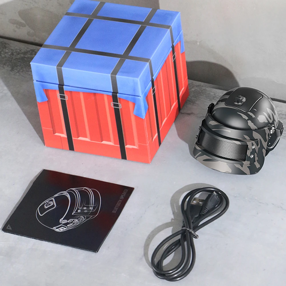 

Портативная Беспроводная колонка для шлема, Bluetooth, с поддержкой USB, Mp3, TF
