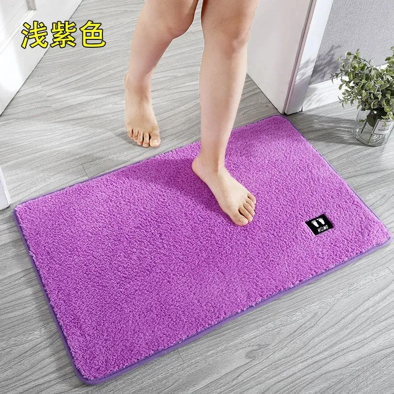 

60x90cm Non-slip Mats Bathroom Door Kitchen Mats for Floor Carpets for Living Room Fluffy Rug Welcome Mat 100% Bamboo Fiber