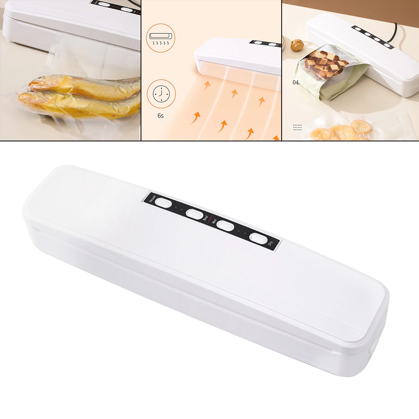 

Автоматическая пищевая вакуумная машина с одним касанием, Plug-AU