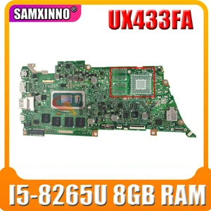 ux433fa motherboard for asus ux433fn ux433fa ux433f ux433 laptop mainboard ux433fa mainboard tested w i5 8265u 8gb ram free global shipping