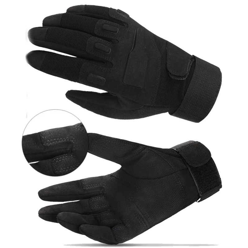 Уличные противоскользящие военные защитные охотничьи перчатки на весь палец, походные перчатки, астрайкбол, велосипедные спортивные перчатки, 3 цвета