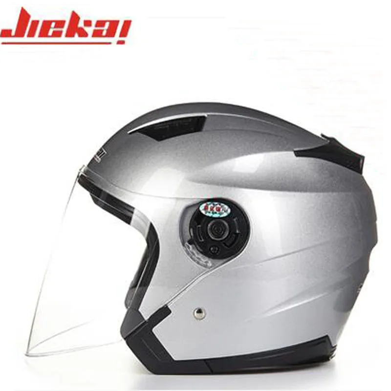 JIEKAI Motorcycle Open Face Helmet capacete para motocicleta cascos with Dual lens Motorbike Scooter Riding | Автомобили и